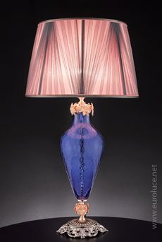 Euroluce Lampadari KATE LG1 / Blue - настольная лампа производства Италии: фото, описание, характеристики, цена, отзывы