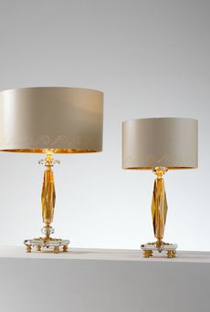 Euroluce Lampadari PERSEO LP1 / Amber - настольная лампа производства Италии: фото, описание, характеристики, цена, отзывы