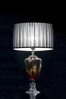 Euroluce Lampadari PLUTON LG1 / Amber - настольная лампа производства Италии: фото, описание, характеристики, цена, отзывы