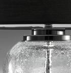 Большая настольная лампа Euroluce Lampadari Euroluce VOGUE LG1 / Clear: кракелированное стекло