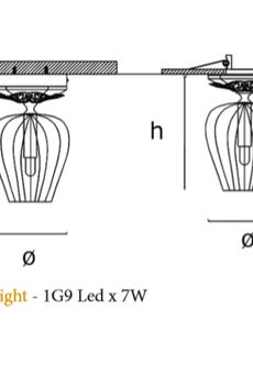 Euroluce Lampadari ATALIA Spotlight - точечный светильник производства Италии: фото, описание, характеристики, цена, отзывы