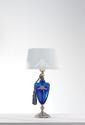 Euroluce Lampadari ALTEA LP1 / Blue - Silver - настольная лампа производства Италии: фото, описание, характеристики, цена, отзывы