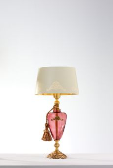 Euroluce Lampadari ALTEA LP1 / Rose - Gold - настольная лампа производства Италии: фото, описание, характеристики, цена, отзывы