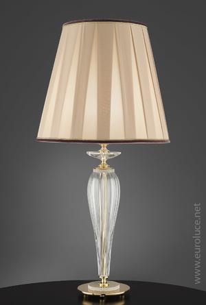 Euroluce Lampadari AMELIE LG1 / Gold - настольная лампа производства Италии: фото, описание, характеристики, цена, отзывы