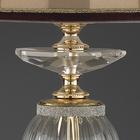 Большая настольная лампа Euroluce Lampadari Euroluce AMELIE LG1 / Gold: кристаллы Swarovski