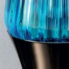 Большая настольная лампа Euroluce Lampadari Euroluce ARGO LG1 / Blue: муранское стекло
