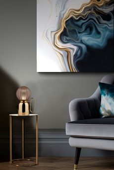 Euroluce Lampadari ATLAS lamp / Gold - Satin Tobacco - настольная лампа производства Италии: фото, описание, характеристики, цена, отзывы