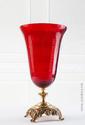 Euroluce Lampadari BAROCCO Small vase / Ruby - Gold - ваза производства Италии: фото, описание, характеристики, цена, отзывы