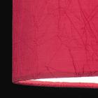 Подвесной светильник Euroluce Lampadari Euroluce BORA shade S1 / Red: смятый вручную шелк