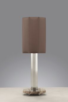 Euroluce Lampadari CASTEL Tall Lamp / Chrome - настольная лампа производства Италии: фото, описание, характеристики, цена, отзывы