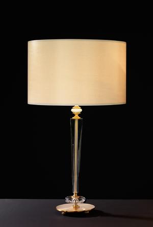 Euroluce Lampadari CLOE LG1 / White - Gold - настольная лампа производства Италии: фото, описание, характеристики, цена, отзывы