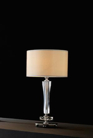 Euroluce Lampadari CLOE LP1 / White - Silver - настольная лампа производства Италии: фото, описание, характеристики, цена, отзывы