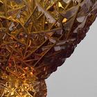 Большая настольная лампа Euroluce Lampadari Euroluce CRISTEL LG1 / Amber: цвет стекла - янтарный