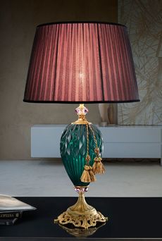 Euroluce Lampadari DIAMOND LG1 / Green - настольная лампа производства Италии: фото, описание, характеристики, цена, отзывы