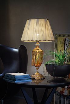Euroluce Lampadari EGO LG1 / Gold - настольная лампа производства Италии: фото, описание, характеристики, цена, отзывы
