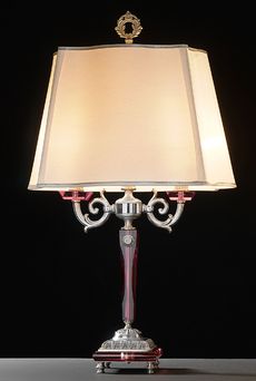 Euroluce Lampadari ERMES LG2 / Rose - настольная лампа производства Италии: фото, описание, характеристики, цена, отзывы