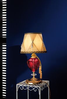 Euroluce Lampadari GARDEN LP1 / Ruby - настольная лампа производства Италии: фото, описание, характеристики, цена, отзывы