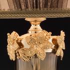 Большая настольная лампа Euroluce Lampadari Euroluce KATE LG1 / Brown: декоративные элементы из металла