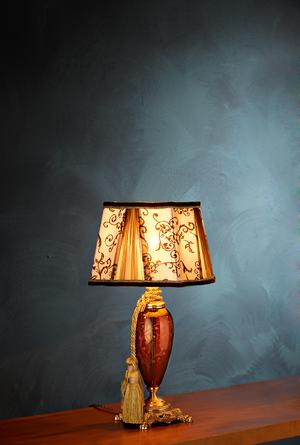 Euroluce Lampadari LADY LP1 / Ruby - Ornament - настольная лампа производства Италии: фото, описание, характеристики, цена, отзывы