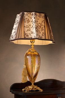 Euroluce Lampadari LADY LG1 / Amber - Ornament - настольная лампа производства Италии: фото, описание, характеристики, цена, отзывы
