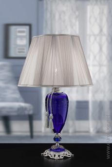 Euroluce Lampadari MELODY LG1 / Blue - настольная лампа производства Италии: фото, описание, характеристики, цена, отзывы