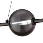 Подвесной светильник Euroluce Lampadari Euroluce MIKADO Horizon / Black nickel: сфера из пирекса