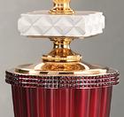 Большая настольная лампа Euroluce Lampadari Euroluce MUSEUM LG1 / Ruby - Gold: декоративный элемент из дерева