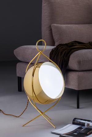 Euroluce Lampadari NOBODY Big lamp / Gold - настольная лампа производства Италии: фото, описание, характеристики, цена, отзывы