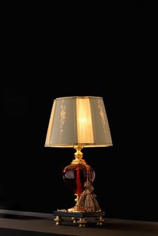 Euroluce Lampadari ORFEO LP1 / Ruby - настольная лампа производства Италии: фото, описание, характеристики, цена, отзывы