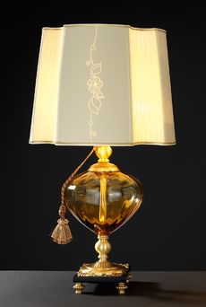 Euroluce Lampadari ORFEO LG1 / Amber - настольная лампа производства Италии: фото, описание, характеристики, цена, отзывы