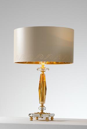 Euroluce Lampadari PERSEO LG1 / Amber - настольная лампа производства Италии: фото, описание, характеристики, цена, отзывы
