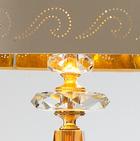 Большая настольная лампа Euroluce Lampadari Euroluce PERSEO LG1 / Amber: орнамент на абажуре