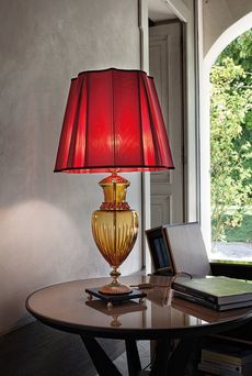 Euroluce Lampadari PREMIER LG1 / Ruby - настольная лампа производства Италии: фото, описание, характеристики, цена, отзывы