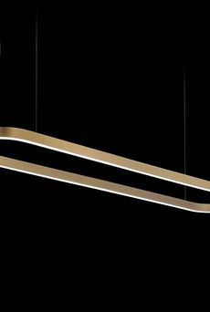Euroluce Lampadari PROFILE Oval 180x40 - подвесной светильник производства Италии: фото, описание, характеристики, цена, отзывы