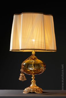 Euroluce Lampadari TESEO LG1 / Amber - настольная лампа производства Италии: фото, описание, характеристики, цена, отзывы
