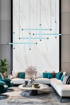 Euroluce Lampadari TRAMA S8 / Aquamarine - подвесной светильник производства Италии: фото, описание, характеристики, цена, отзывы