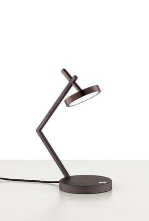Euroluce Lampadari VECTOR lamp / Black nickel - настольная лампа производства Италии: фото, описание, характеристики, цена, отзывы