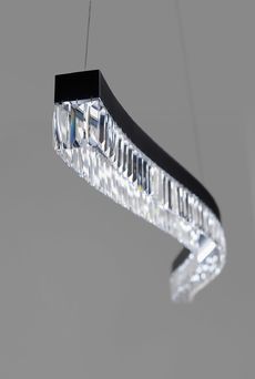 Euroluce Lampadari WAY Curve / Black - подвесной светильник производства Италии: фото, описание, характеристики, цена, отзывы
