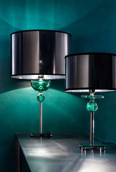 Euroluce Lampadari YNCANTO LG1 / Green - настольная лампа производства Италии: фото, описание, характеристики, цена, отзывы